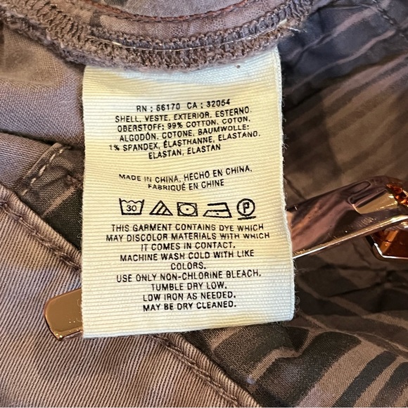 Anthropologie Relaxed Embroidered Chino Pants - Size 32 - Picture 16 of 16